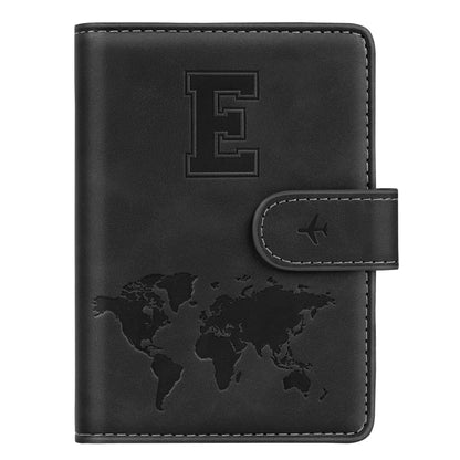 Passport Holder Wallet Cover Personalized Initial Travel Essentials