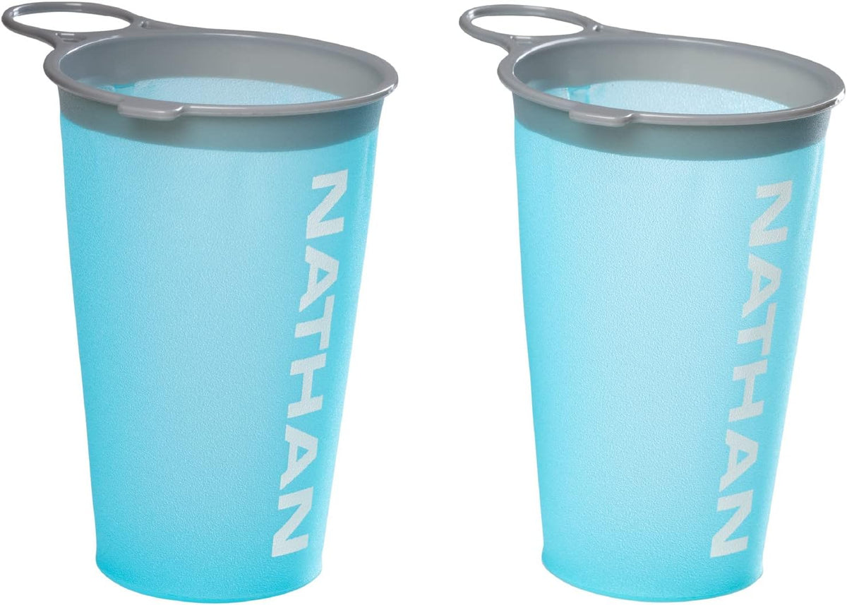 Nathan Reuseable Race Day Cup (2 Pack) Blue Me Away/White