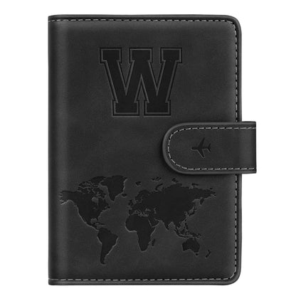 Passport Holder Wallet Cover Personalized Initial Travel Essentials