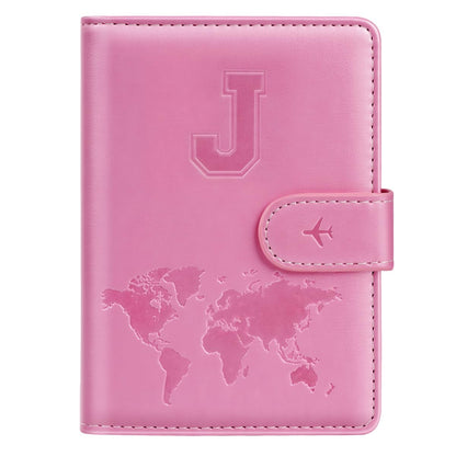 Passport Holder for Travel Essentials Personalized Initial Wallets