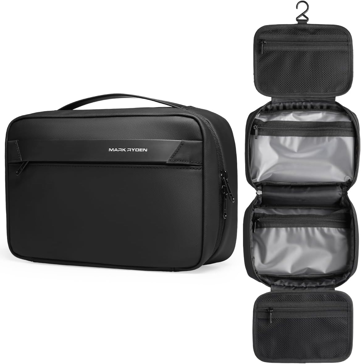 MARK RYDEN Hanging Toiletry Bag for Men, Travel Toiletry Organizer Dopp Kit