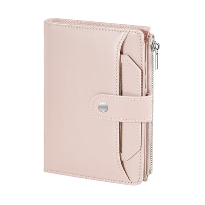Dadanism RFID Blocking Passport Holder Travel Wallet for Women, Khaki Brown