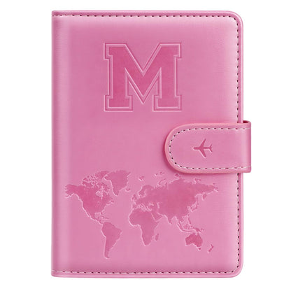 Passport Holder for Travel Essentials Personalized Initial Wallets