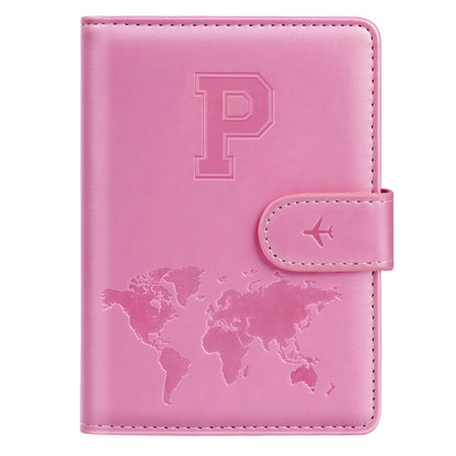 Passport Holder for Travel Essentials Personalized Initial Wallets