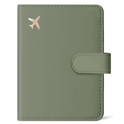 Passport Holder for Travel, RFID Blocking Wallet with Magnetic Closure