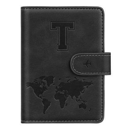Passport Holder for Travel Essentials Personalized Initial Wallets
