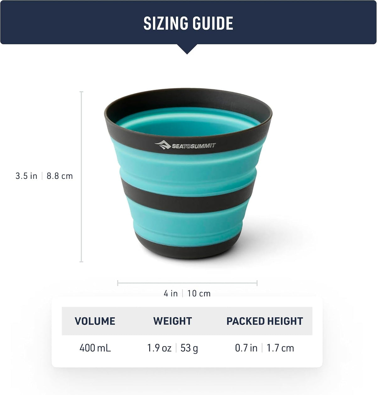 Sea to Summit Frontier Ultralight Collapsible 12 Ounce Camp Cup