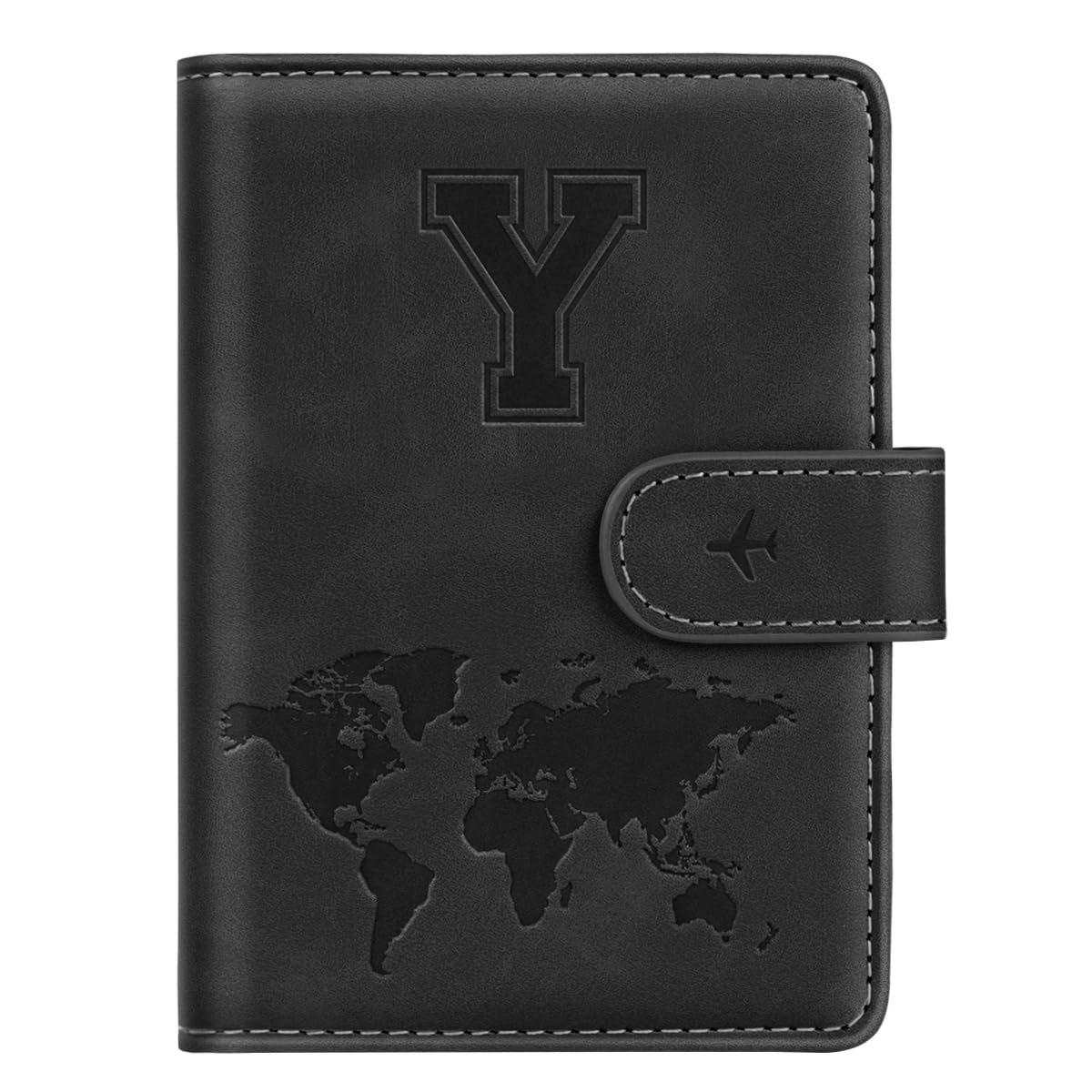Passport Holder Wallet Cover Personalized Initial Travel Essentials