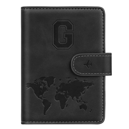 Passport Holder for Travel Essentials Personalized Initial Wallets