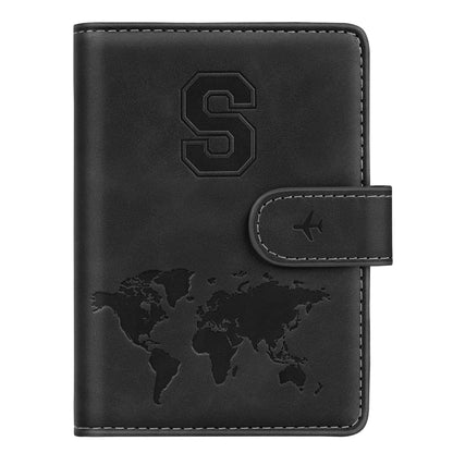 Passport Holder Wallet Cover Personalized Initial Travel Essentials