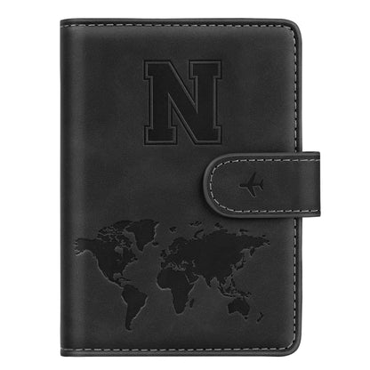 Passport Holder for Travel Essentials Personalized Initial Wallets