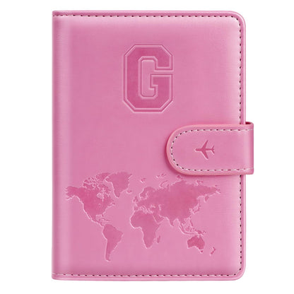 Passport Holder for Travel Essentials Personalized Initial Wallets