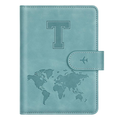 Passport Holder for Travel Essentials Personalized Initial Wallets