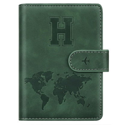 Passport Holder for Travel Essentials Personalized Initial Wallets