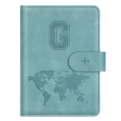 Passport Holder for Travel Essentials Personalized Initial Wallets