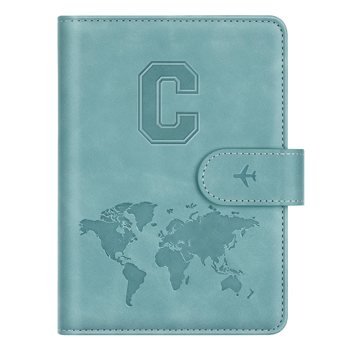 Passport Holder Wallet Cover Personalized Initial Travel Essentials