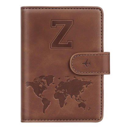Passport Holder for Travel Essentials Personalized Initial Wallets