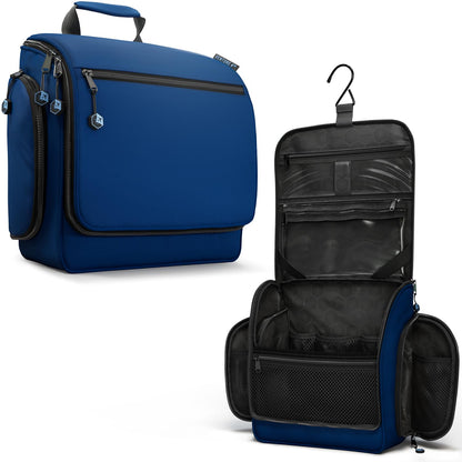VENTURE 4TH Hanging Travel Toiletry Bag, 18 Compartments - Black