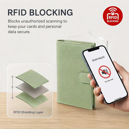 KTMOUW Passport Holder for Travel RFID Passport Cover for Airport Essential