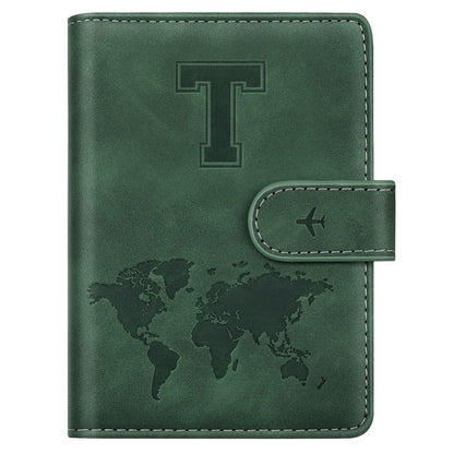 Passport Holder for Travel Essentials Personalized Initial Wallets