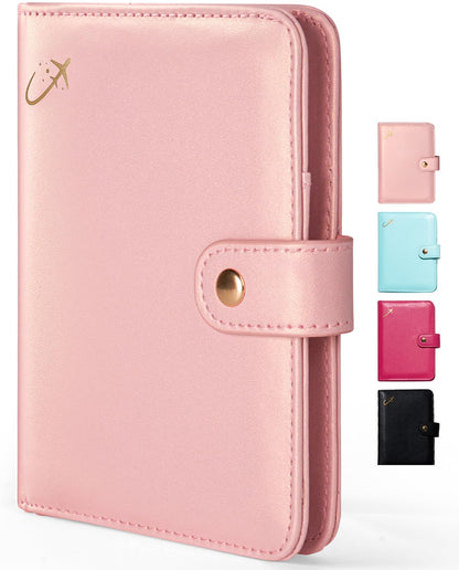 Forvencer Safe Zipper Passport Holder Cover, Passport Wallet for Travel