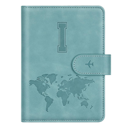 Passport Holder for Travel Essentials Personalized Initial Wallets