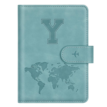 Passport Holder Wallet Cover Personalized Initial Travel Essentials