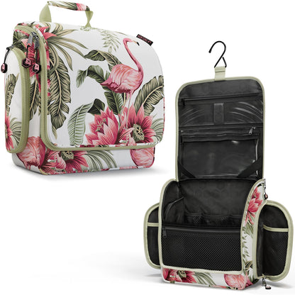 VENTURE 4TH Hanging Travel Toiletry Bag, 18 Compartments - Black
