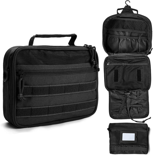Toiletry Bag for Men Travel Tactical Hanging Dopp Kit Shaving Hygiene Bag