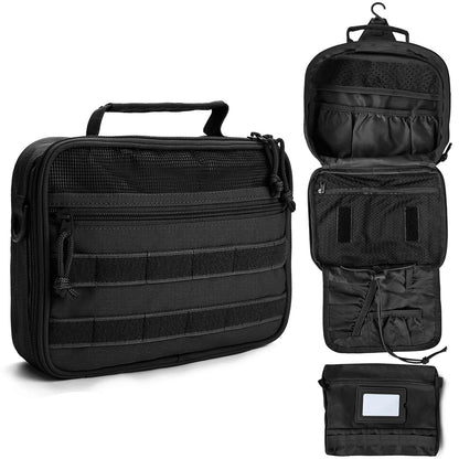 Toiletry Bag for Men Travel Tactical Hanging Dopp Kit Shaving Hygiene Bag