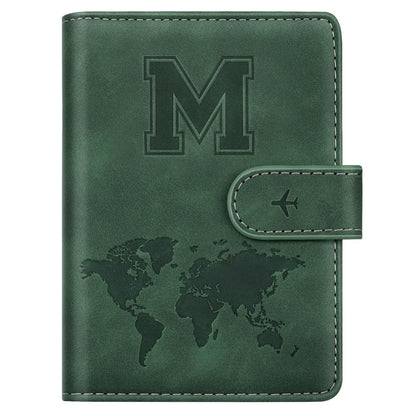 Passport Holder Wallet Cover Personalized Initial Travel Essentials