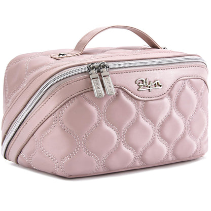 BOYATU Travel Makeup Bag Cosmetic Bags for Women: 3-Piece Make up Bag Set