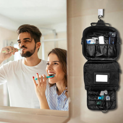 Toiletry Bag for Men Travel Tactical Hanging Dopp Kit Shaving Hygiene Bag