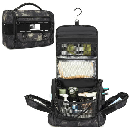 Tactical Toiletry Bag for Men, Hanging Travel Toiletry Bag Men Dropp Kit