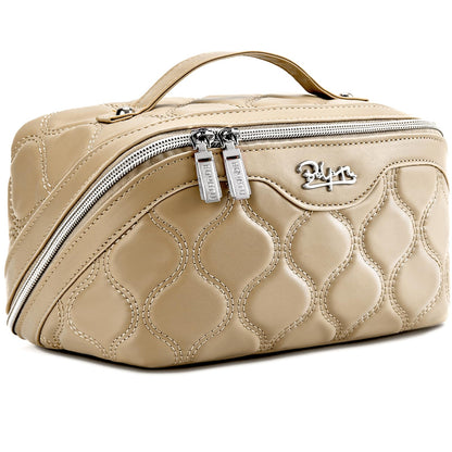 BOYATU Travel Makeup Bag Cosmetic Bags for Women: 3-Piece Make up Bag Set