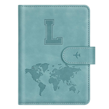 Passport Holder for Travel Essentials Personalized Initial Wallets
