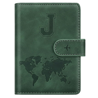 Passport Holder for Travel Essentials Personalized Initial Wallets