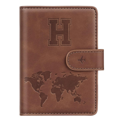 Passport Holder for Travel Essentials Personalized Initial Wallets