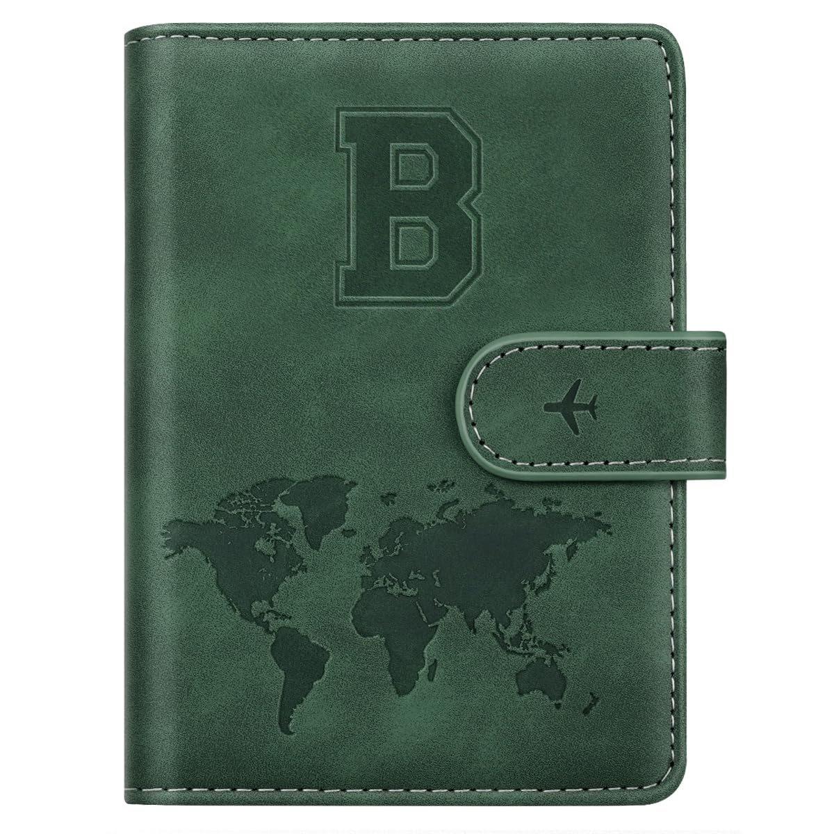 Passport Holder Wallet Cover Personalized Initial Travel Essentials
