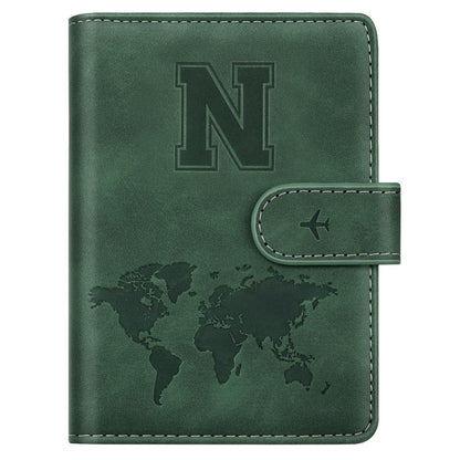 Passport Holder for Travel Essentials Personalized Initial Wallets