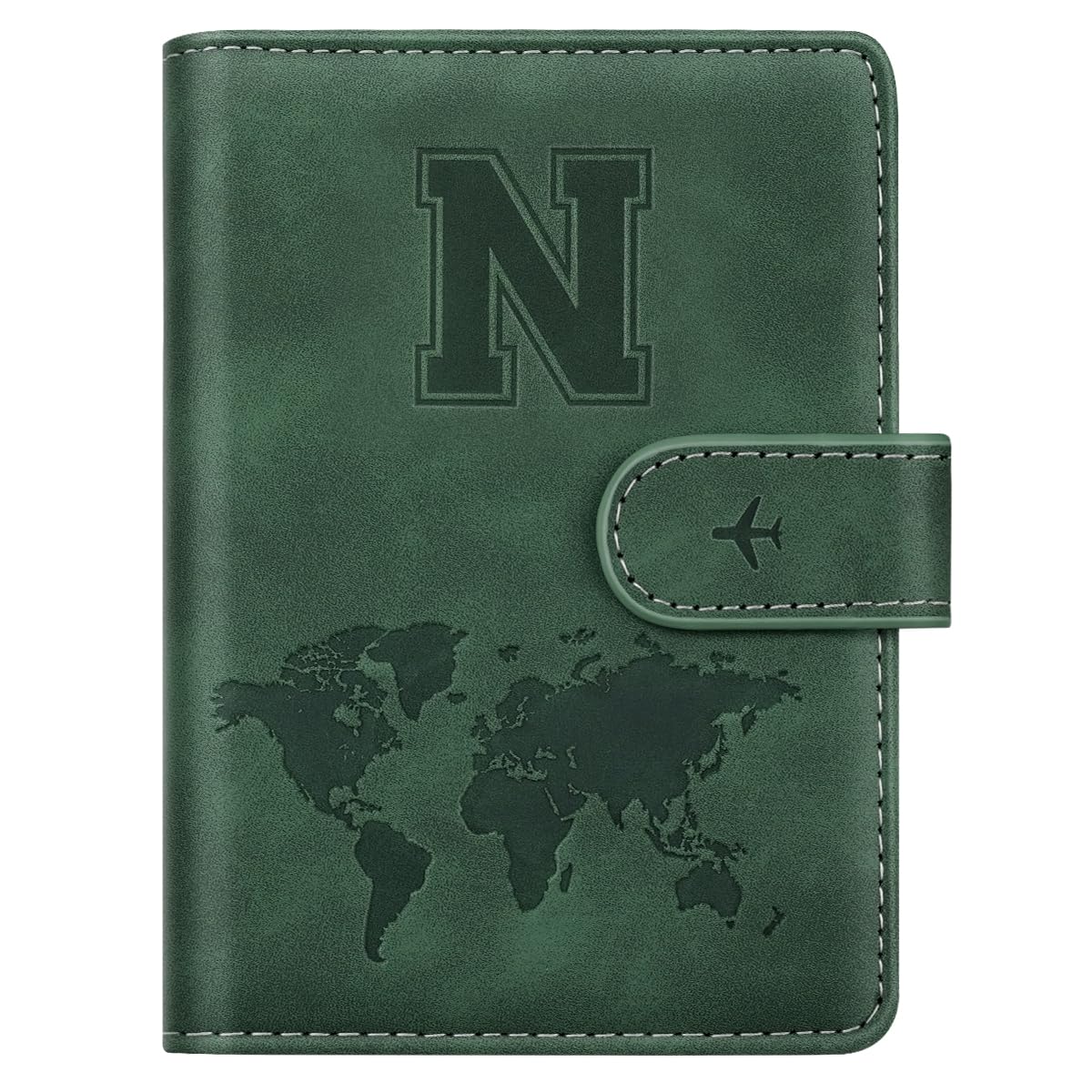 Passport Holder Wallet Cover Personalized Initial Travel Essentials