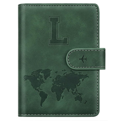 Passport Holder Wallet Cover Personalized Initial Travel Essentials