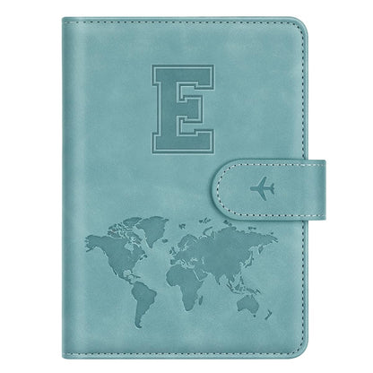 Passport Holder for Travel Essentials Personalized Initial Wallets