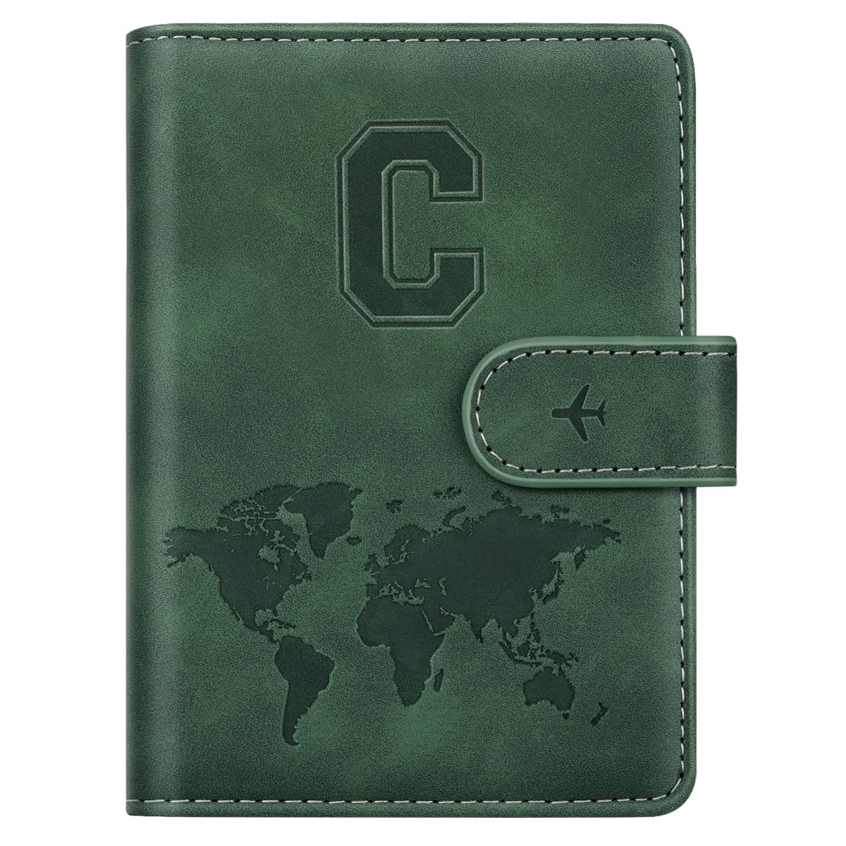 Passport Holder Wallet Cover Personalized Initial Travel Essentials