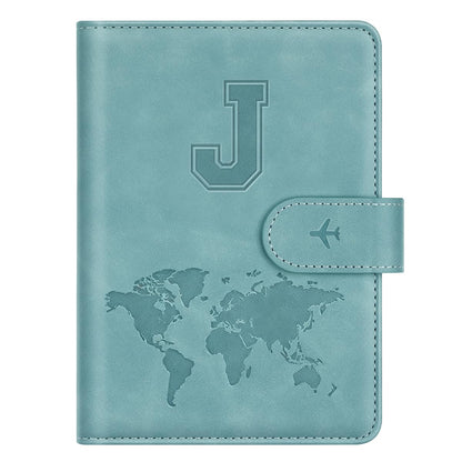 Passport Holder for Travel Essentials Personalized Initial Wallets