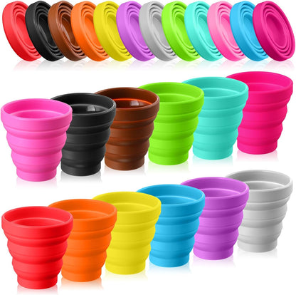 Umigy Silicone Collapsible Cup Without Lids Travel Portable Cup
