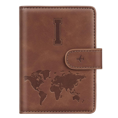 Passport Holder for Travel Essentials Personalized Initial Wallets