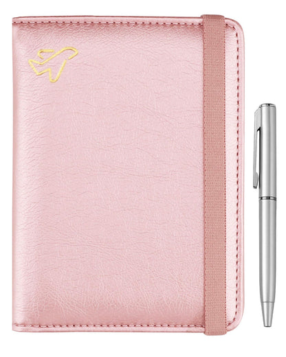 WALNEW Passport Holder for Travel, RFID Blocking Passport Wallet & Cover
