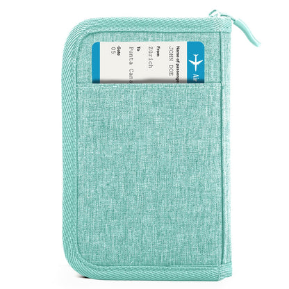 TOPBAG Passport Holder Family, Women Rfid Blocking Passport Wallet, Travel Document Organizer for Premium Wallets, Waterproof Passport Holders Bag for Women & Men Traveling, Credit Cards Case