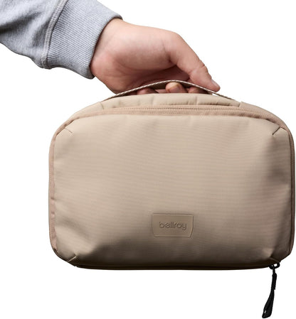 Bellroy Hanging Toiletry Kit 3L, Travel Toiletry Bag - Stone
